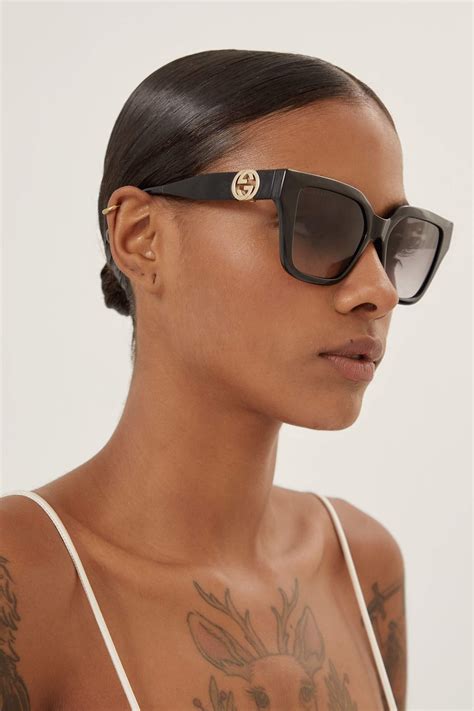 gucci 0325s|GUCCI Cat Eye Sunglasses GG 0325S Black .